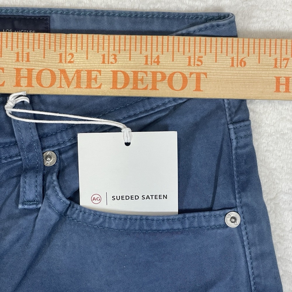 AG JEANS Everett Slim Straight Men 32x35* Pants Suede Italian Stretch Sateen NWT - Picture 3 of 10